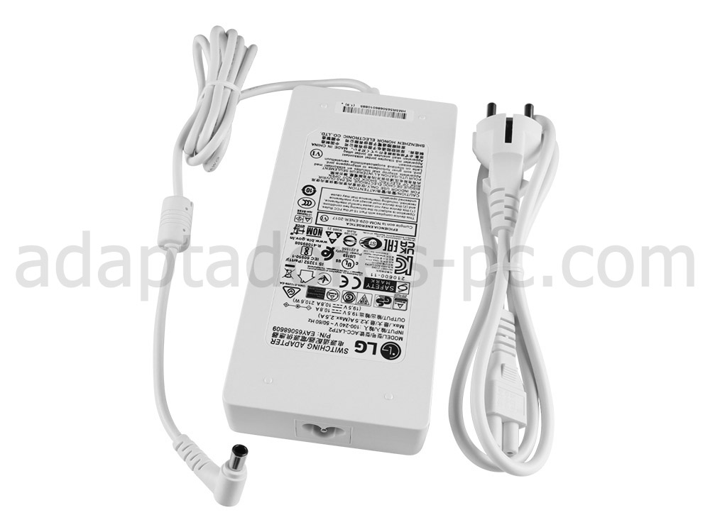 Original 210.6W Cargador LG 32UD99 32UD99-W AC Adaptador