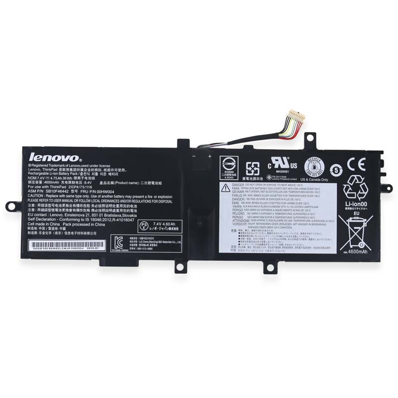 Original 4750mAh 36Wh Batería Lenovo 00HW004 00HW005