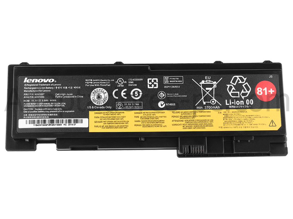 Original 3900mAh Lenovo ThinkPad T420s 4172 Batería