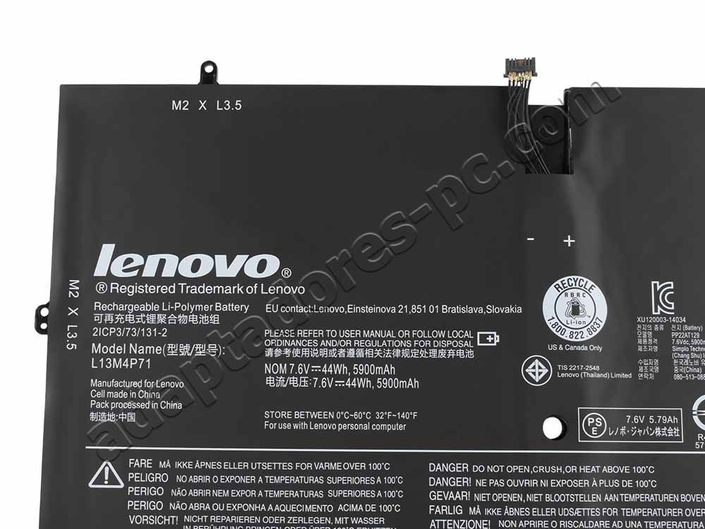 Original 44Whr Batería Lenovo Yoga 3 Pro 80HE000HUS 80HE0049US