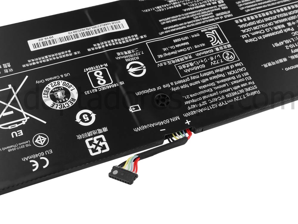 Original 6268mAh 48Wh Batería Lenovo 5B10M52738