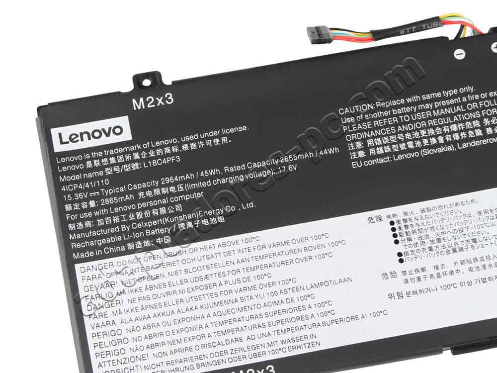 Original 2964mAh 45Wh Batería Lenovo ideapad C340-14IWL 81N4001KAU