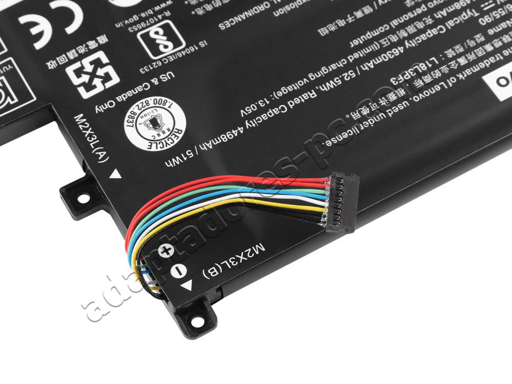 Original 4610mAh 52.5Wh Batería Lenovo 5B10W67289 3ICP6/42/85