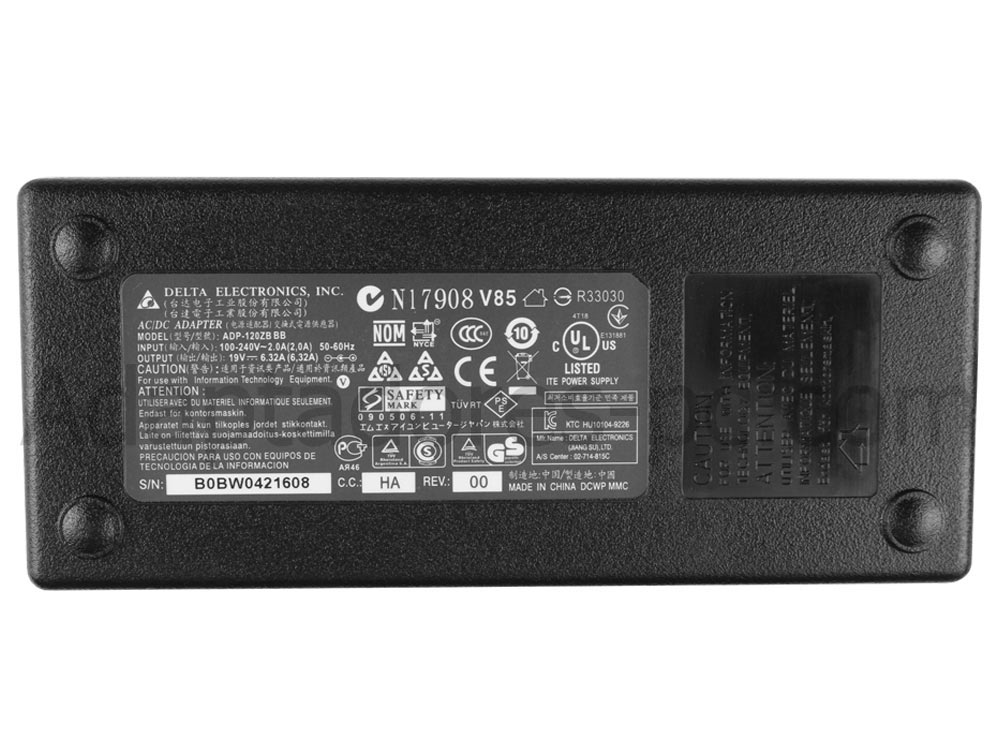 120W AC Adaptador Cargador MSI gp60 2od-032cz gp60 2od-053xfr