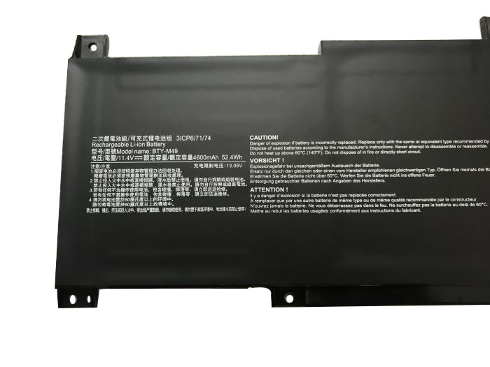 Batería MSI BTY-M49 3ICP6/71/74 4600mAh 52.4Wh