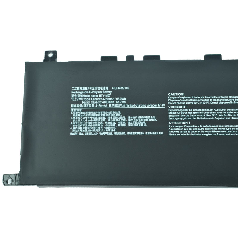 Batería MSI BTY-M57 4280mAh 65Wh