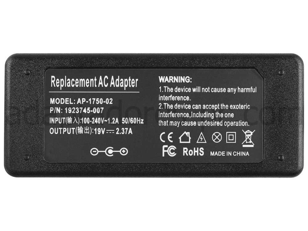 45W Medion 40050733 40049091 AC Adaptador Cargador