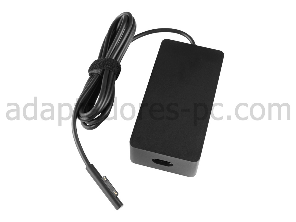 127W Cargador Microsoft Surface Go AC Adaptador