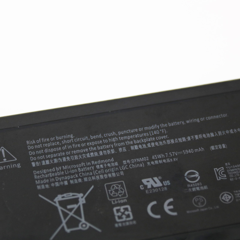 Original Batería Microsoft Surface Pro 5 1796 5940mAh 45Wh