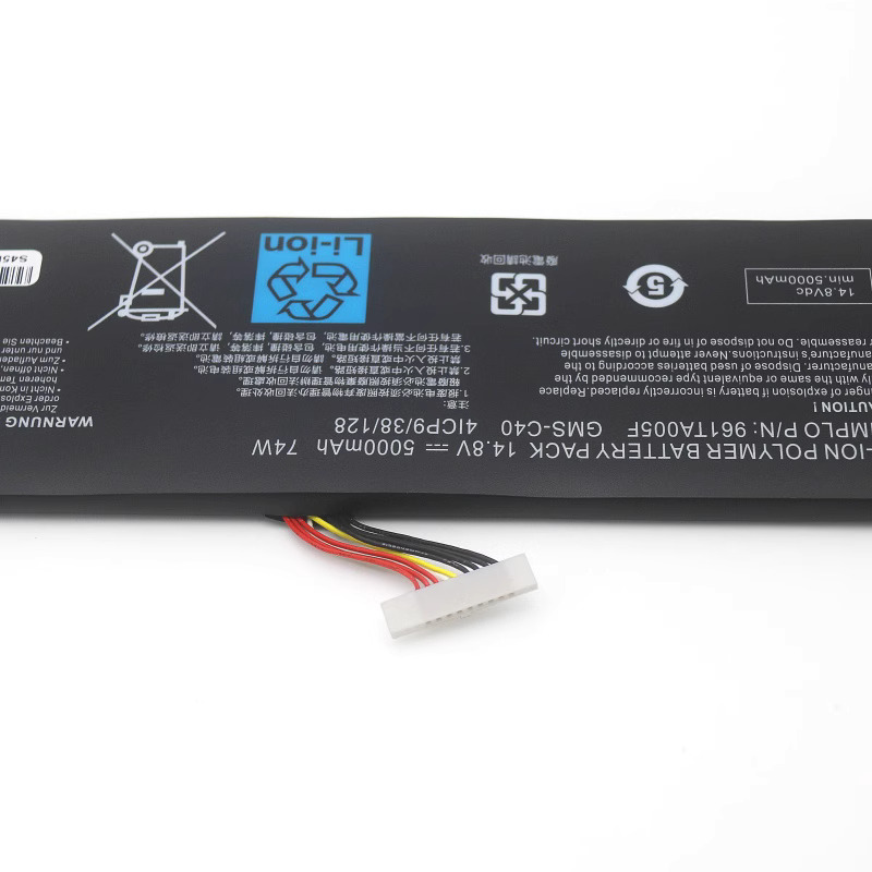 Batería Razer GMS-C40 961TA005F 5000mAh 74Wh