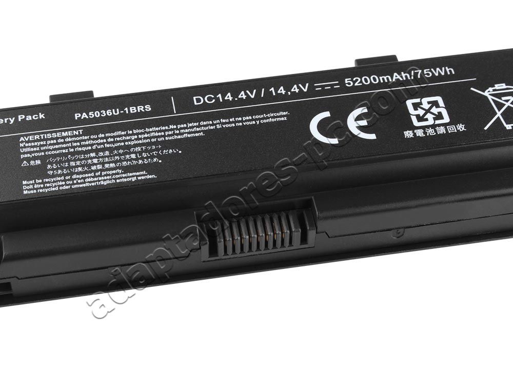 3000mAh Batería Toshiba Qosmio X870-11H X870-144 X870-F746