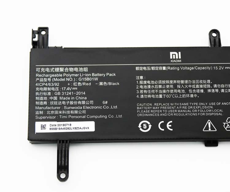 Original Batería Xiaomi 171502-AB 3620mAh 55.02Wh