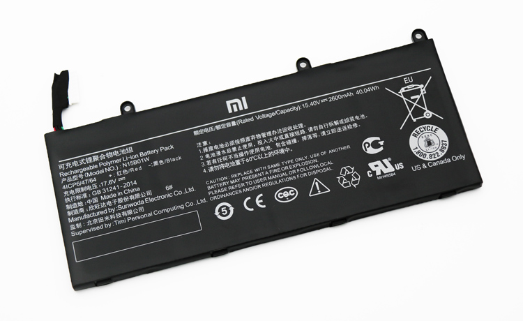 Original Batería Xiaomi N15B01W 2600mAh 40Wh