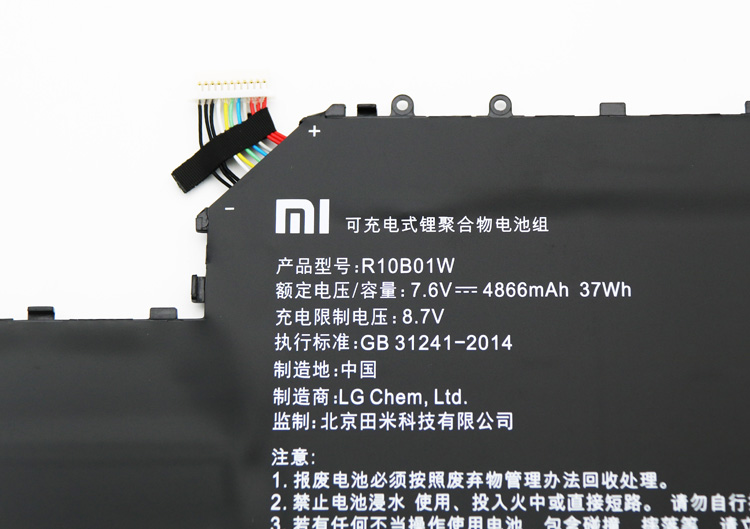 Original Batería Xiaomi R10B01W R10BO1W 4866mAh 37Wh